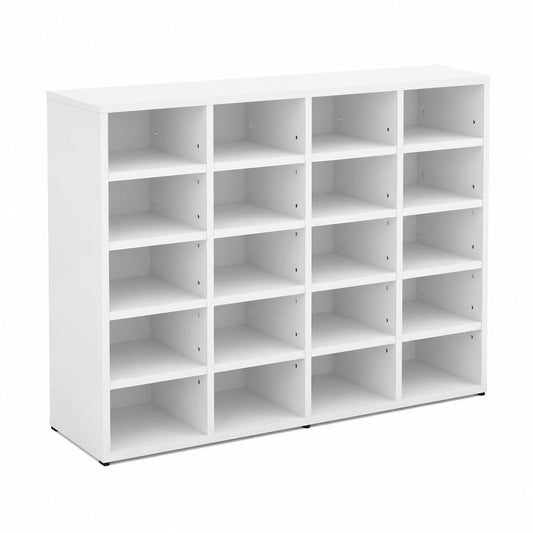 Vicco Lysander Schuhschrank, Weiß, 104x65,5 cm, praktische Schuh- und Accessoire-Aufbewahrung