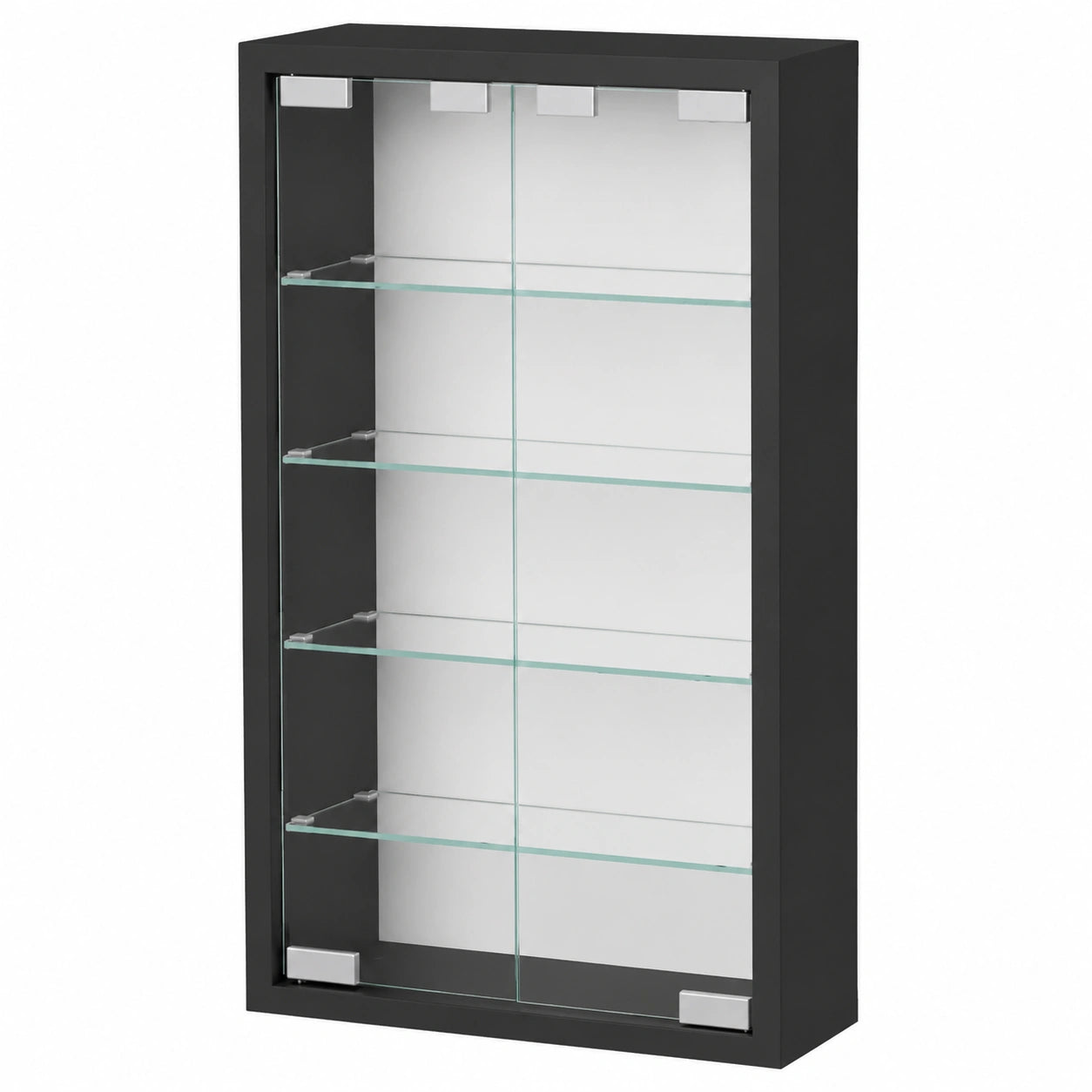 VDD Glasvitrine zur Wandmontage - 40x60x13 cm