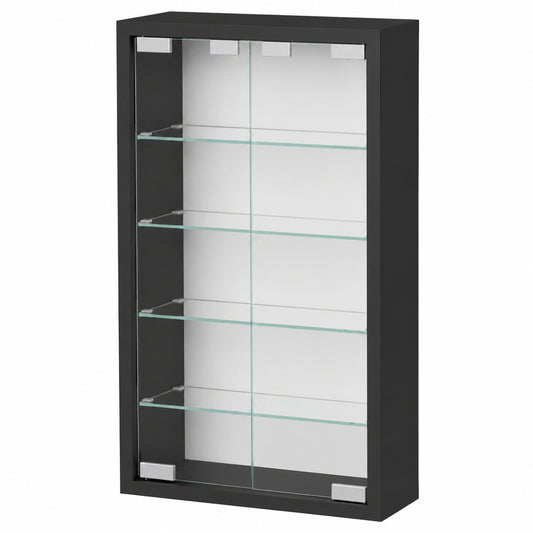 VDD Glasvitrine zur Wandmontage - 40x60x13 cm